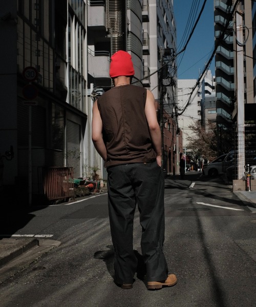 O project(オープロジェクト)の「O PROJECT オープロジェクト / SLEEVELESS TEE(Tシャツ/カットソー・メンズ・モカ/チャコールグレー・MEDIUM)」の11枚目の写真