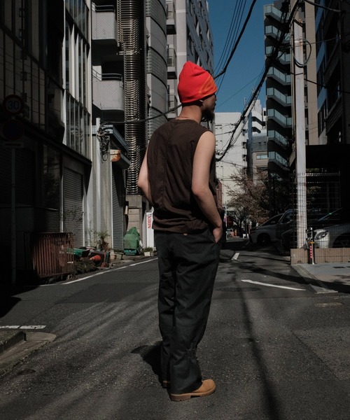 O project(オープロジェクト)の「O PROJECT オープロジェクト / SLEEVELESS TEE(Tシャツ/カットソー・メンズ・モカ/チャコールグレー・MEDIUM)」の12枚目の写真