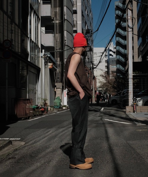 O project(オープロジェクト)の「O PROJECT オープロジェクト / SLEEVELESS TEE(Tシャツ/カットソー・メンズ・モカ/チャコールグレー・MEDIUM)」の13枚目の写真