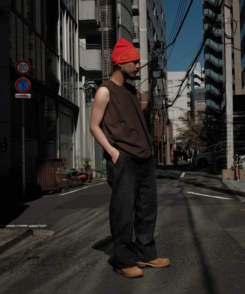 O project(オープロジェクト)の「O PROJECT オープロジェクト / SLEEVELESS TEE(Tシャツ/カットソー・メンズ・モカ/チャコールグレー・MEDIUM)」の14枚目の写真