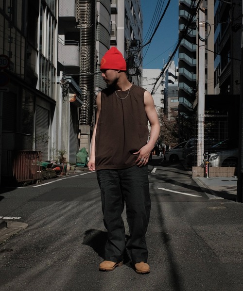 O project(オープロジェクト)の「O PROJECT オープロジェクト / SLEEVELESS TEE(Tシャツ/カットソー・メンズ・モカ/チャコールグレー・MEDIUM)」の15枚目の写真