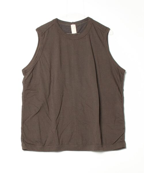 O project(オープロジェクト)の「O PROJECT オープロジェクト / SLEEVELESS TEE(Tシャツ/カットソー・メンズ・モカ/チャコールグレー・MEDIUM)」の17枚目の写真