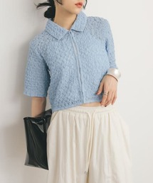 KBF | ポップコーンクロップドシャツ(シャツ/ブラウス)