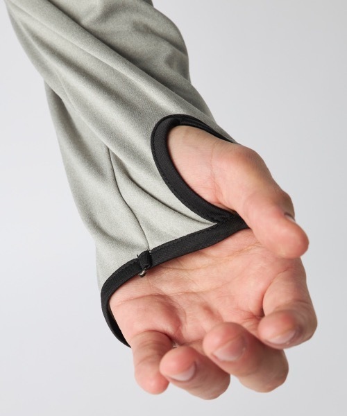 Ocean Pacific（オーシャンパシフィック）の「【OP:オーピー】水陸両用スタンドジップラッシュガード　水着　UVカットウェア（ラッシュガード・メンズ・ブラック/杢グレー/ホワイト・LARGE/X-LARGE/MEDIUM/SMALL）」の22枚目の写真