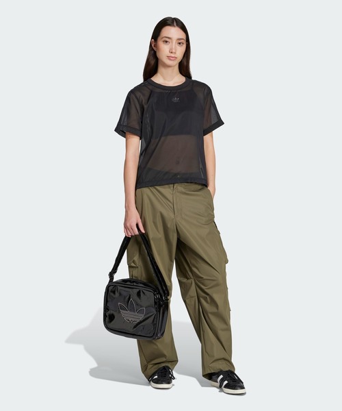 アディカラー シアー スリーストライプス 半袖Tシャツ