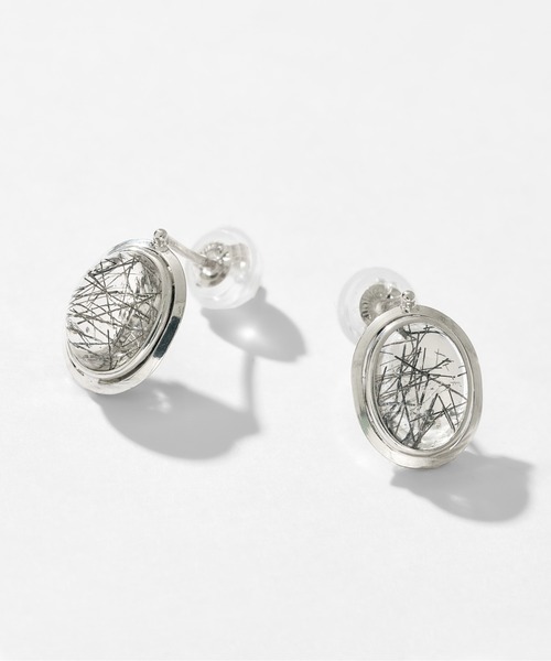 K10 カラーストーン ピアス