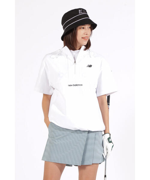 セール】【new balance golf】撥水 防風 ハーフジップ プル