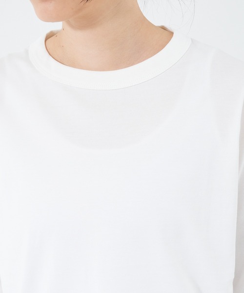 collex（コレックス）の「ベーシックコットンTシャツ（Tシャツ/カットソー・レディース・ブラック/ブラック系その他2/グレー系その他2/ホワイト/ベージュ系その他/ブラック系その他/グレー系その他/ブルー系その他・フリー）」の16枚目の写真