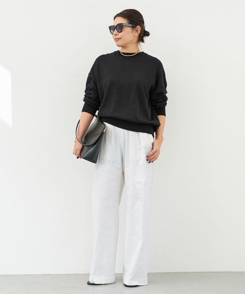 【Deuxieme Classe】再値下げ美品STRETCH タックパンツ STRETCH TWILL タックパンツ（スラックス）｜Deuxieme Classe