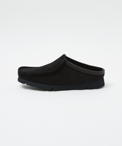 Clarks(クラークス)の「【Clarks / クラークス】Wallabee Slip / ワラビースリップ(スニーカー・メンズ・ベージュ/ブラック・8.5/7.5/8)」の4枚目の写真