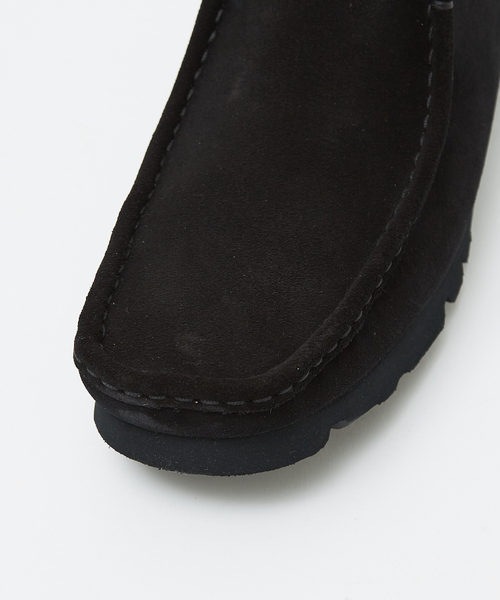 Clarks(クラークス)の「【Clarks / クラークス】Wallabee Slip / ワラビースリップ(スニーカー・メンズ・ベージュ/ブラック・8.5/7.5/8)」の3枚目の写真