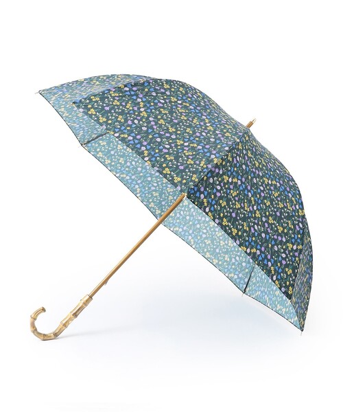 MACKINTOSH PHILOSOPHY(マッキントッシュ フィロソフィー)の「SnowblueGarden バンブー長傘(長傘・レディース・ダークネイビー/ホワイト系その他・FREE)」の2枚目の写真