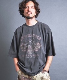 COMMONWARE:"MOTOR CYCLE"PRINT TEE S/S