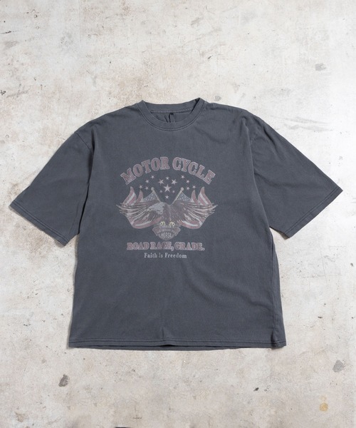 COMMON WARE(コモンウェアー)の「COMMONWARE:"MOTOR CYCLE"PRINT TEE S/S(Tシャツ/カットソー・メンズ・スミクロ/ブラック・L/XL/M/S)」の15枚目の写真