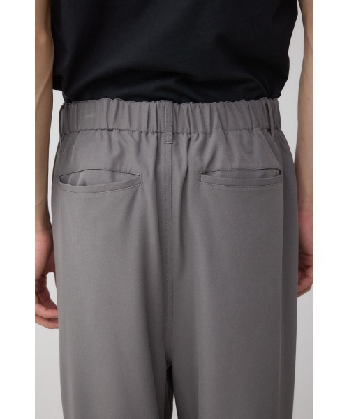 AZUL by moussy（アズールバイマウジー）の「リラックスニータックワイドパンツ（スラックス・メンズ・ブラック/グレー・MEDIUM/LARGE）」の14枚目の写真