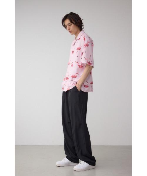 AZUL by moussy（アズールバイマウジー）の「リラックスニータックワイドパンツ（スラックス・メンズ・ブラック/グレー・MEDIUM/LARGE）」の20枚目の写真
