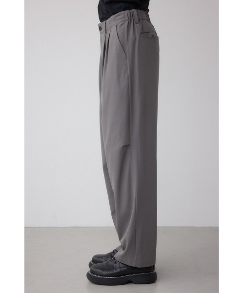 AZUL by moussy（アズールバイマウジー）の「リラックスニータックワイドパンツ（スラックス・メンズ・ブラック/グレー・MEDIUM/LARGE）」の11枚目の写真