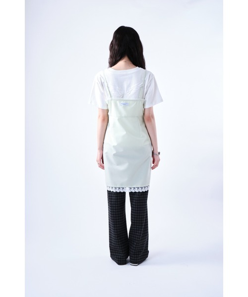 Smyeon(スミョン)の「Foam angel T-shirt/発泡プリントエンジェルTシャツ(Tシャツ/カットソー・レディース・ミント/ライトブルー/ピンク/ホワイト・FREE)」の9枚目の写真