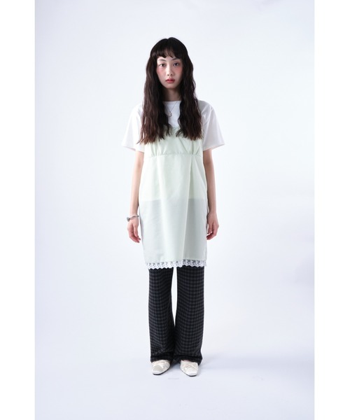 Smyeon(スミョン)の「Foam angel T-shirt/発泡プリントエンジェルTシャツ(Tシャツ/カットソー・レディース・ミント/ライトブルー/ピンク/ホワイト・FREE)」の11枚目の写真