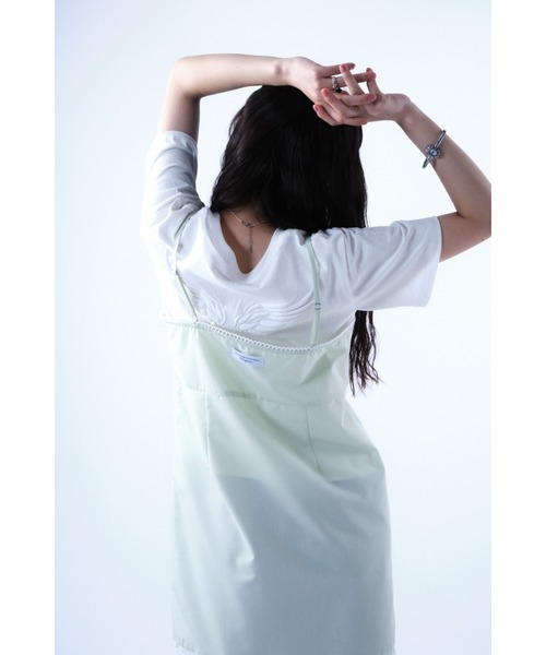 Smyeon(スミョン)の「Foam angel T-shirt/発泡プリントエンジェルTシャツ(Tシャツ/カットソー・レディース・ミント/ライトブルー/ピンク/ホワイト・FREE)」の12枚目の写真