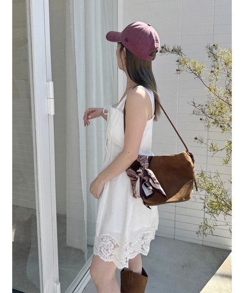 新品タグ付き　SNIDEL スナイデル　レーストリムコットンミニワンピース Amazon.co.jp: [スナイデル] レーストリムコットンミニワンピ