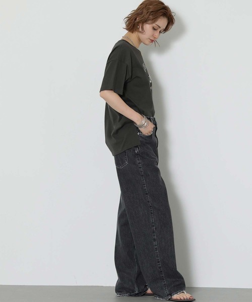 Gready Brilliant(グレディブリリアン)の「スタースタッズロゴ刺繍T(Tシャツ/カットソー・レディース・ピンク/オフホワイト/チャコールグレー・FREE)」の11枚目の写真