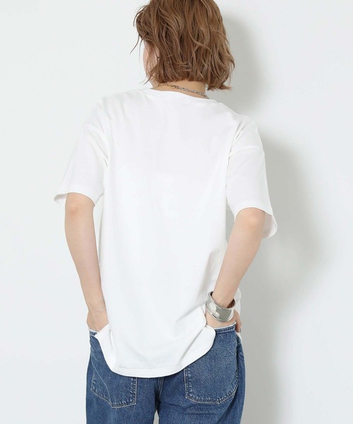 Gready Brilliant(グレディブリリアン)の「スタースタッズロゴ刺繍T(Tシャツ/カットソー・レディース・ピンク/オフホワイト/チャコールグレー・FREE)」の7枚目の写真