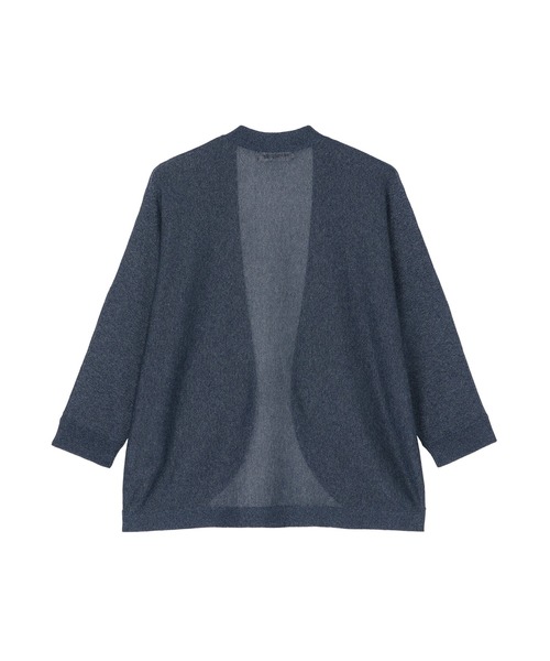 TOKYO SHIRTS（トウキョウシャツ）の「さらさら ドルマンカーディガン レディース（カーディガン/ボレロ・レディース・グレー/ネイビー・M/L）」の10枚目の写真