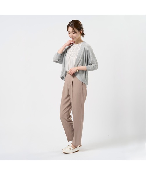 TOKYO SHIRTS（トウキョウシャツ）の「さらさら ドルマンカーディガン レディース（カーディガン/ボレロ・レディース・グレー/ネイビー・M/L）」の12枚目の写真