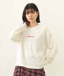 MILKFED. | COOPER LOGO WIDE L/S TEE(Tシャツ/カットソー)