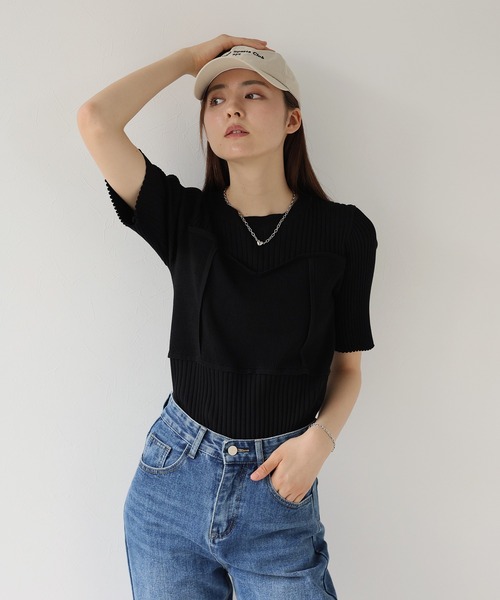 最終価格 チェスティ 新品 PARISニット ブラック 定価24,200半額以下 チュールペプラム ニットジャケット｜JENNE(ジェンヌ)公式通販