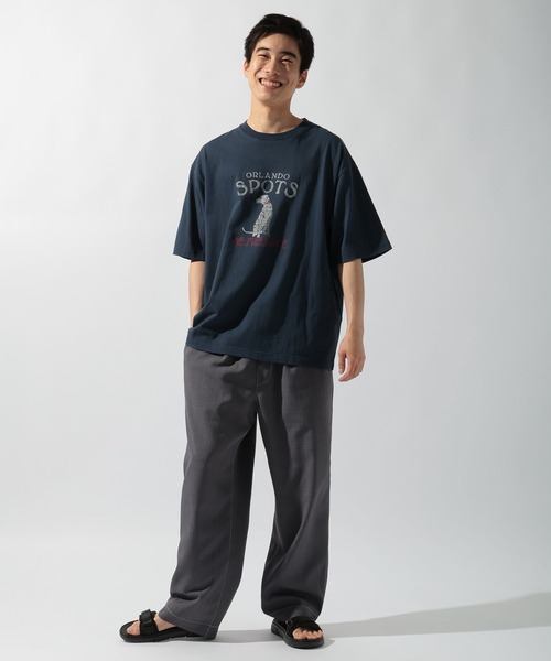 niko and...（ニコアンド）の「ワイドイージーパンツ（その他パンツ・メンズ・ダークグレー/キャメル/ネイビー/ブラック・MEDIUM/LARGE）」の5枚目の写真