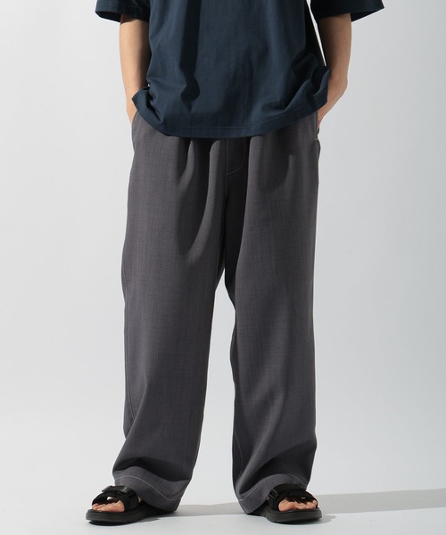 niko and...（ニコアンド）の「ワイドイージーパンツ（その他パンツ・メンズ・ダークグレー/キャメル/ネイビー/ブラック・MEDIUM/LARGE）」の7枚目の写真