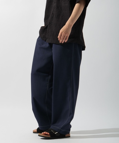 niko and...（ニコアンド）の「ワイドイージーパンツ（その他パンツ・メンズ・ダークグレー/キャメル/ネイビー/ブラック・MEDIUM/LARGE）」の16枚目の写真