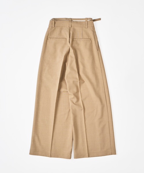 MUHET（ミュエータ）の「【set up可能】straight pants with belt