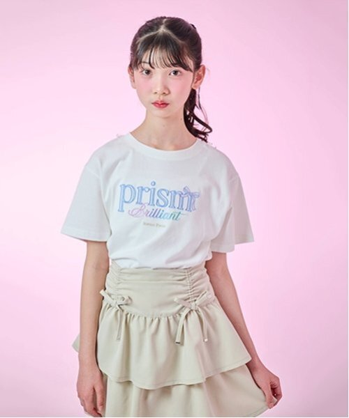 メゾピアノ　Tシャツ　S 楽天市場】メゾピアノ(mezzo piano)ソーダ刺しゅう 半袖Tシャツ