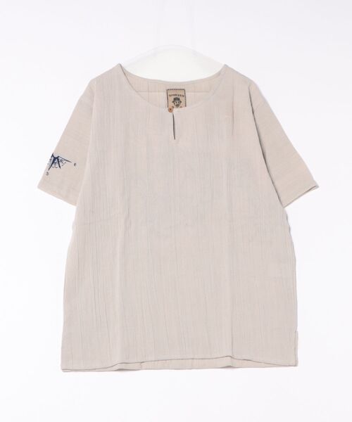 チャイハネ(チャイハネ)の「【チャイハネ】洋輔×Amina タビネMEN'Sトップス(その他トップス・メンズ・イエロー/グレー・FREE)」の4枚目の写真