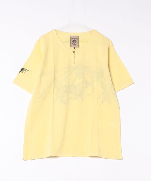 チャイハネ(チャイハネ)の「【チャイハネ】洋輔×Amina タビネMEN'Sトップス(その他トップス・メンズ・イエロー/グレー・FREE)」の5枚目の写真