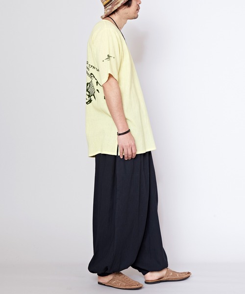 チャイハネ(チャイハネ)の「【チャイハネ】洋輔×Amina タビネMEN'Sトップス(その他トップス・メンズ・イエロー/グレー・FREE)」の7枚目の写真