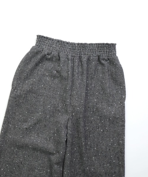D.M.G.（ドミンゴ）の「[D.M.G / ディーエムジー] ウールライクへリンボン プルオントラウザー（その他パンツ・レディース・ブラウン/グレー・S/M）」の18枚目の写真