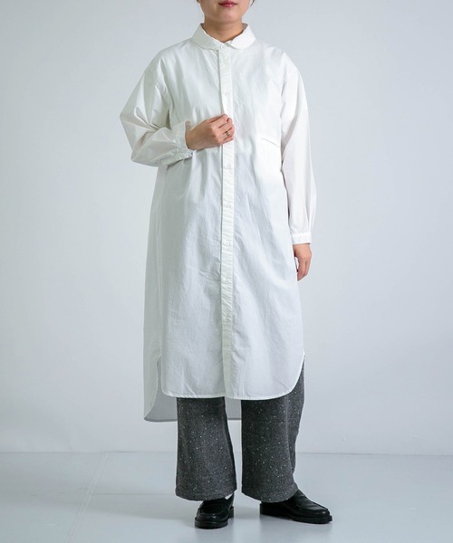 D.M.G.（ドミンゴ）の「[D.M.G / ディーエムジー] ウールライクへリンボン プルオントラウザー（その他パンツ・レディース・ブラウン/グレー・S/M）」の9枚目の写真