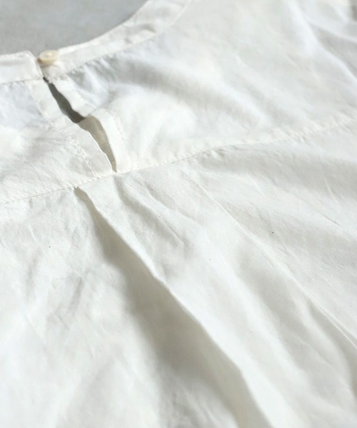 antiqua（アンティカ）の「インド綿ブラウス（シャツ/ブラウス・レディース・ブラック/ホワイト・ONESIZE）」の14枚目の写真