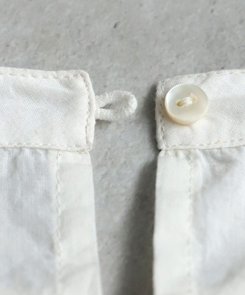 antiqua（アンティカ）の「インド綿ブラウス（シャツ/ブラウス・レディース・ブラック/ホワイト・ONESIZE）」の15枚目の写真