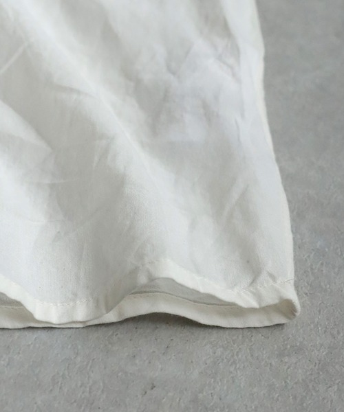 antiqua（アンティカ）の「インド綿ブラウス（シャツ/ブラウス・レディース・ブラック/ホワイト・ONESIZE）」の9枚目の写真