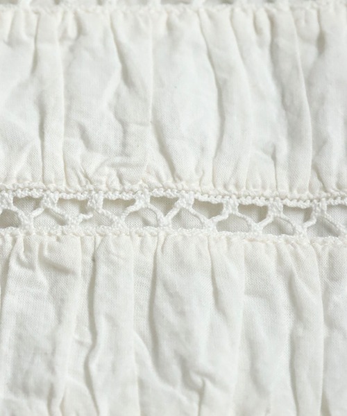 antiqua（アンティカ）の「インド綿ブラウス（シャツ/ブラウス・レディース・ブラック/ホワイト・ONESIZE）」の22枚目の写真