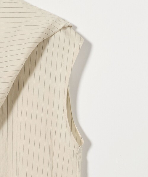 BEAUTY&YOUTH UNITED ARROWS(ビューティーアンドユースユナイテッドアローズ)の「ストライプ レイヤーフリル ブラウス -ウォッシャブル-(シャツ/ブラウス・レディース・オフホワイト・FREE)」の17枚目の写真