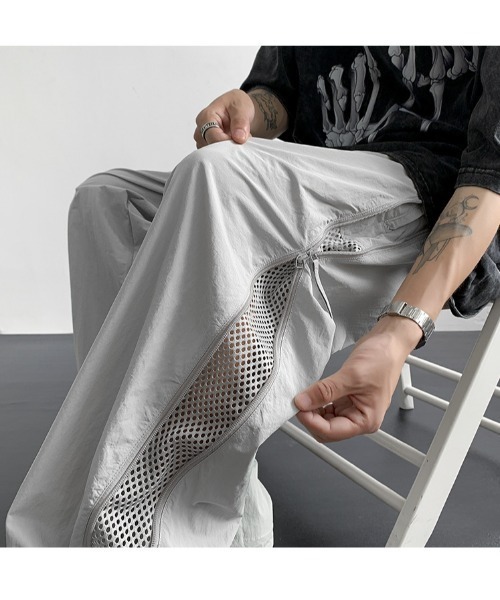 FUC グレー パンツ Sサイズ FFEIN(フェイン)】ワイドストレートスラックス /スラックス