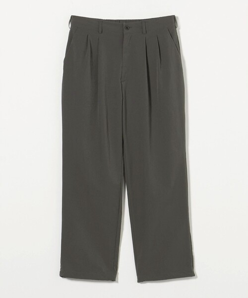 UNITED ARROWS(ユナイテッドアローズ)の「DotAir ドットエア ハーフギャザー ヘムコード 2プリーツパンツ ‐吸水速乾 ストレッチ‐(その他パンツ・メンズ・ダークグレー/ブラック・XL/L/S/M)」の11枚目の写真