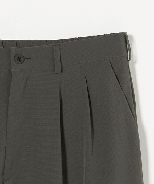 UNITED ARROWS(ユナイテッドアローズ)の「DotAir ドットエア ハーフギャザー ヘムコード 2プリーツパンツ ‐吸水速乾 ストレッチ‐(その他パンツ・メンズ・ダークグレー/ブラック・XL/L/S/M)」の13枚目の写真