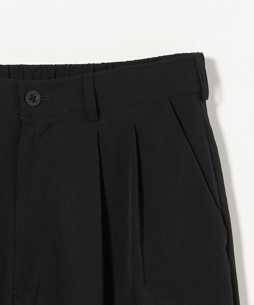 UNITED ARROWS(ユナイテッドアローズ)の「DotAir ドットエア ハーフギャザー ヘムコード 2プリーツパンツ ‐吸水速乾 ストレッチ‐(その他パンツ・メンズ・ダークグレー/ブラック・XL/L/S/M)」の22枚目の写真